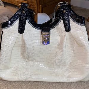 NWT Brahmin Black/White shoulder bag